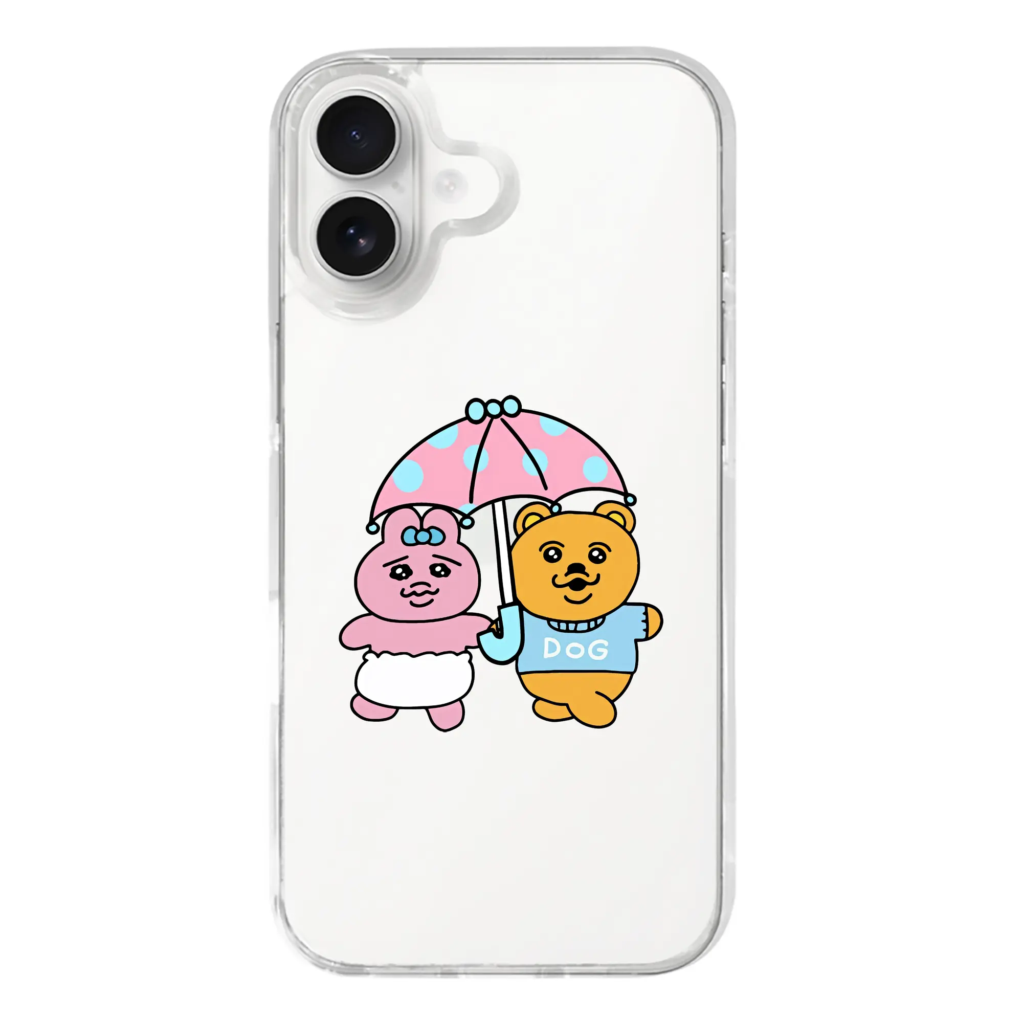 おぱんちゅうさぎ グッズ おぱんちゅうさぎ - iPhone 17シリーズ 透明スマホケース – 薄型・耐衝撃・精密フィット保護カバー